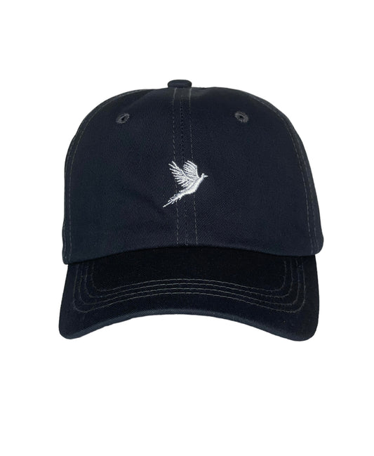 BASEBALL CAP NAVY WITH EMBROIDERED WHITE PHEASANT INSIGNIA