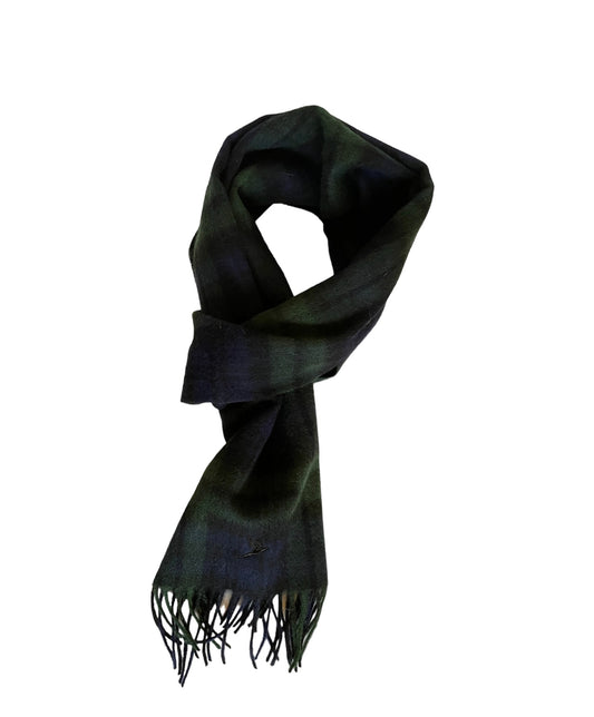 Lambswool Scarf with embroidered pheasant