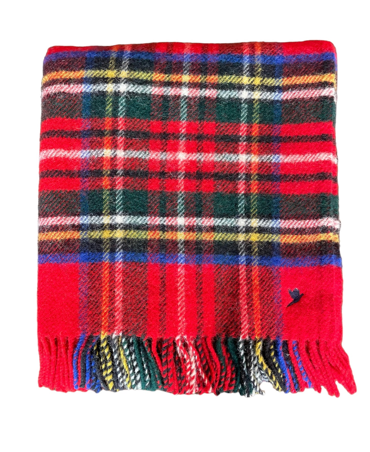 NEW WOOL TARTAN THROW - ROYAL STEWART